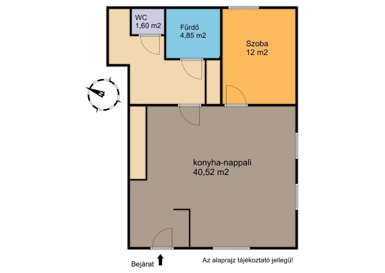 Deli Terasz B Apartman Free Parking, Self-Check-In Anytime Gyor Ngoại thất bức ảnh